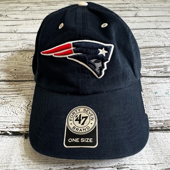 New England Patriots Sure Shot Franchise Hat – Adjustable, Navy - Picture 4 of 9